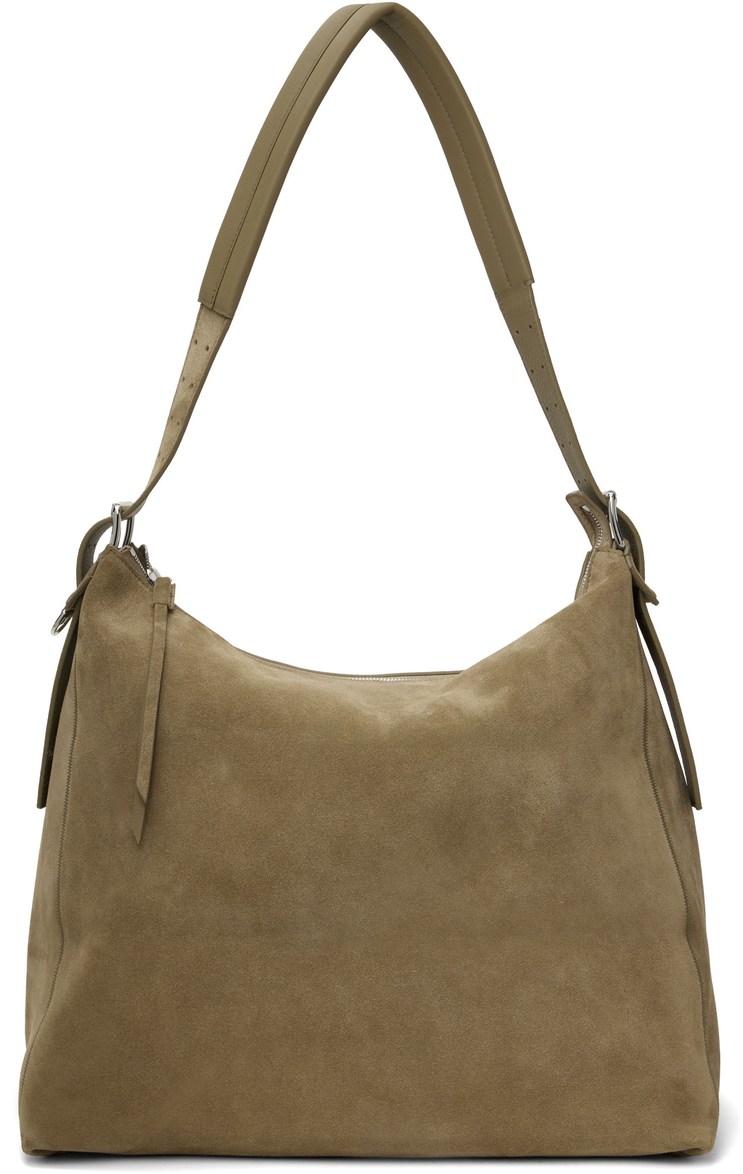 Taška cez rameno LEMAIRE Lemaire Belted Suede Shoulder Bag Zelené | BG0144 LL0125, 0