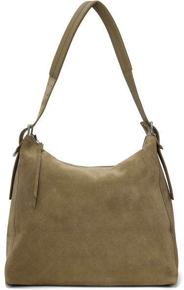 Taška cez rameno LEMAIRE Lemaire Belted Suede Shoulder Bag Zelené | BG0144 LL0125, 0