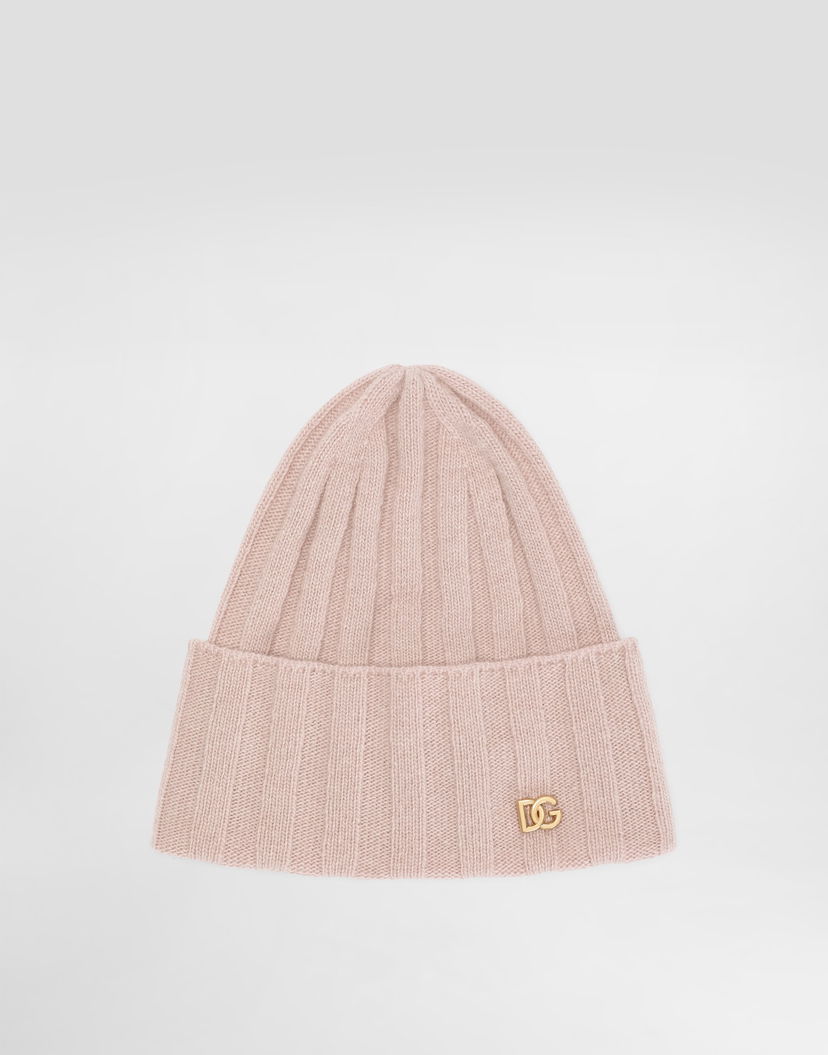 Kulicha Dolce & Gabbana Dolce & Gabbana Wide Ribbed Knitted Hat Ružová | LBKH94JDVDQF0991