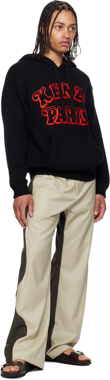 Mikina KENZO Kenzo Paris VERDY Edition Knitted Hoodie Čierna | FF58PU7103CJ, 3