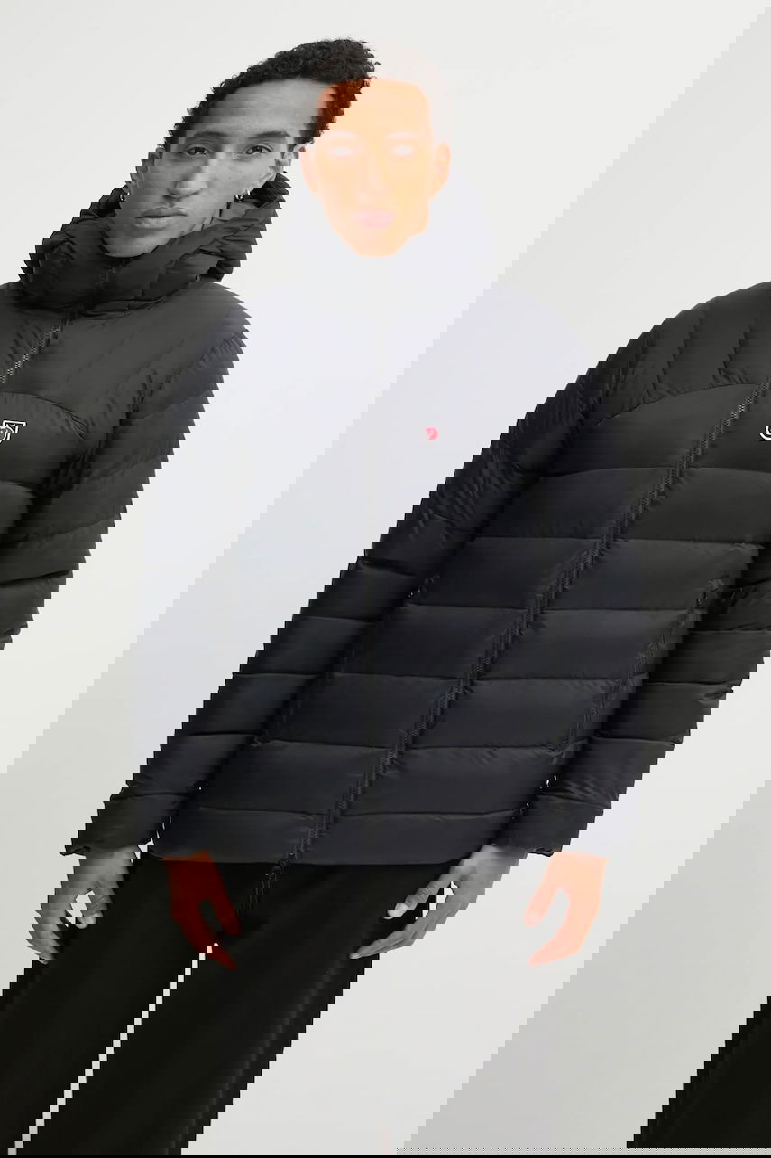 Prešívaná bunda FJÄLLRÄVEN Expedition Hooded Puffer Jacket Čierna | F12500152, 0