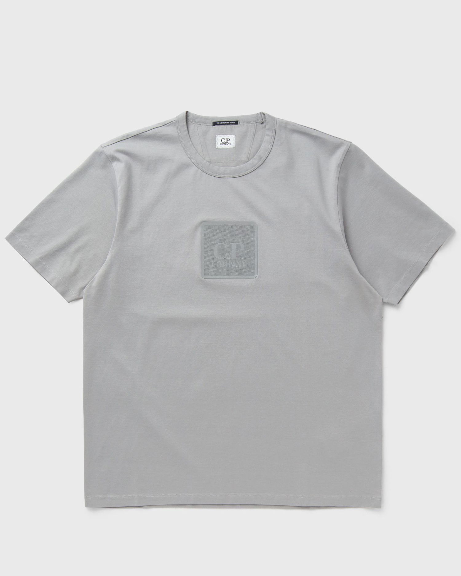 Tričko C.P. Company C.P. Company Metropolis Series Mercerized Jersey Logo T-Shirt Šedá | 18CLTS037A006370W-916, 0