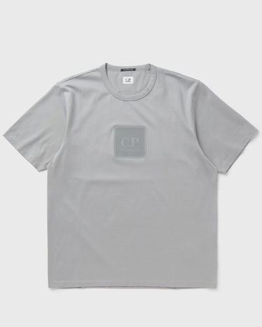 Tričko C.P. Company C.P. Company Metropolis Series Mercerized Jersey Logo T-Shirt Šedá | 18CLTS037A006370W-916, 0
