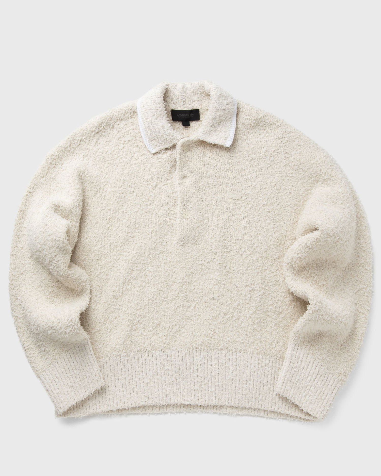 Sveter Lacoste Lucas Boucle Polo Sweater Béžová | AH7424-70V, 0