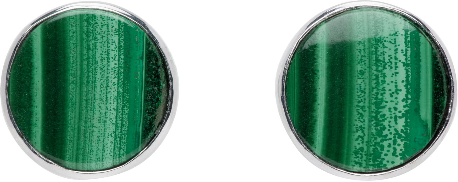 Náušnice VEERT Circle Earrings Zelené | JLG0017-WG, 0