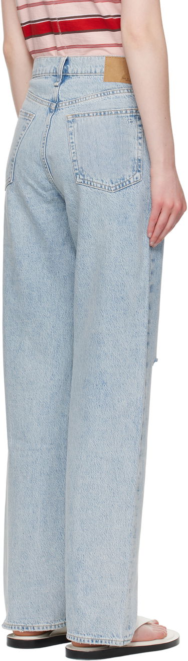 Džínsy rag & bone rag & bone Shea Relaxed High Rise Jeans Modrá | WDD25P1006RGCH, 2
