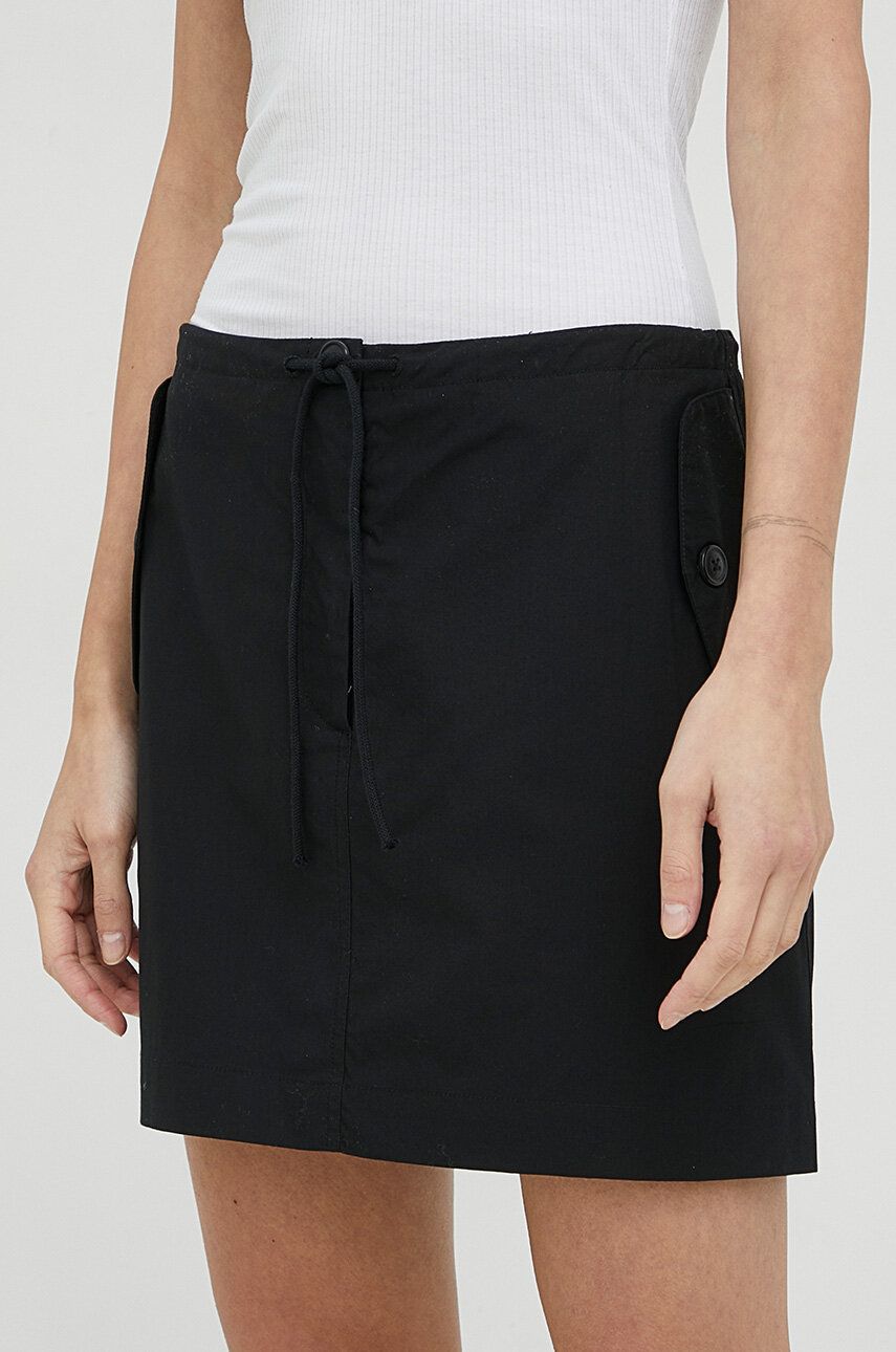 Sukňa Samsoe Samsoe Chi Zip Skirt Čierna | F23100007, 0