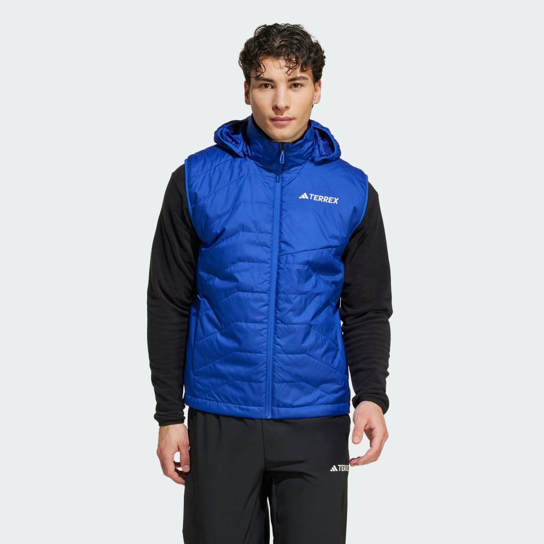 Vesta adidas Performance Terrex Multi Climawarm Insulated Hooded Vest Modrá | JF1362, 0
