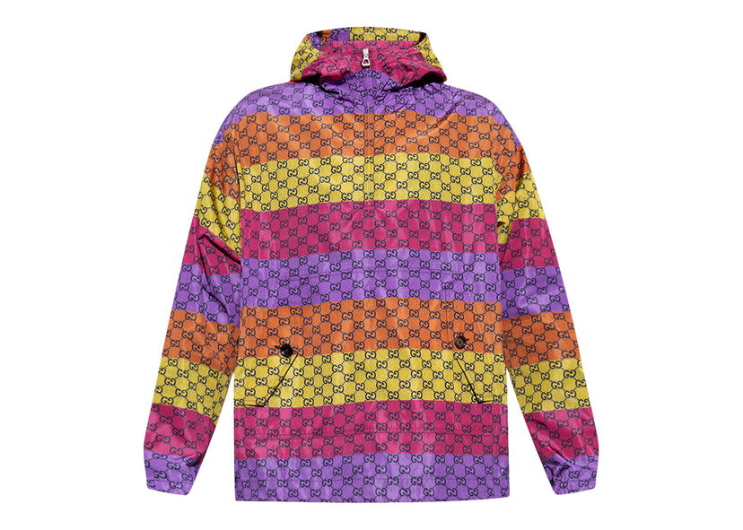 Bunda Gucci GG Print Hooded Jacket Multi Rôznofarebný | 701821 ZAJO5 5907