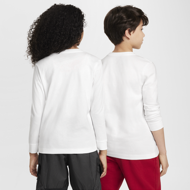 Tričko Nike Sportswear Long Sleeve T-Shirt Biela | FZ4946-100, 3