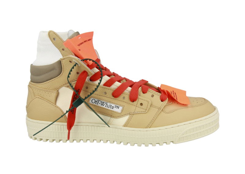 Tenisky a topánky Off-White 3.0 Off Court High-Top Latte Beige Béžová | OMIA065S22LEA0030461, 0