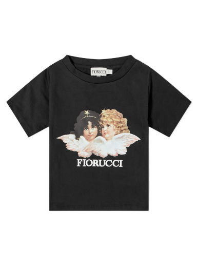 Crop Top Fiorucci Classic Angel Crop Tee Čierna | W16TCRT2CBK