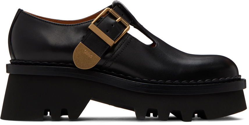 Oblečenie CHLOÉ Chloé Black Owena Oxfords Čierna | CHC23A892EX, 0