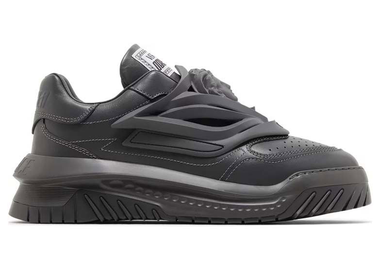 Tenisky a topánky Versace Odissea Caged Rubber Medusa Sneaker Fossil Grey Čierna | 1004524-1A03180-1E440, 0