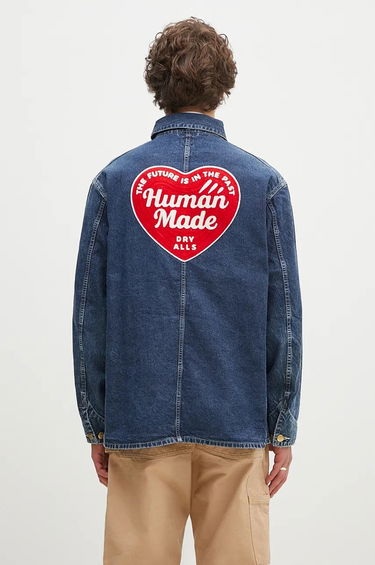 Košeľa Human Made Denim Coverall Jacket Modrá | HM28JK002, 2