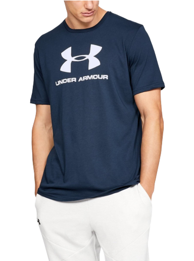 Tričko Under Armour Sportstyle Logo Navy | 1329590-408