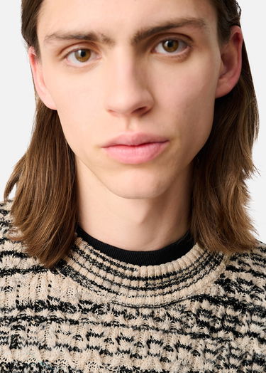 Sveter AXEL ARIGATO Noah Textured Striped Knit Sweater Rôznofarebný | A3296001, 5