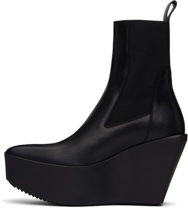 Oblečenie Rick Owens Rick Owens Hollywood Sliver Platform Beatle Boots Čierna | RP01E7851 LOO, 2