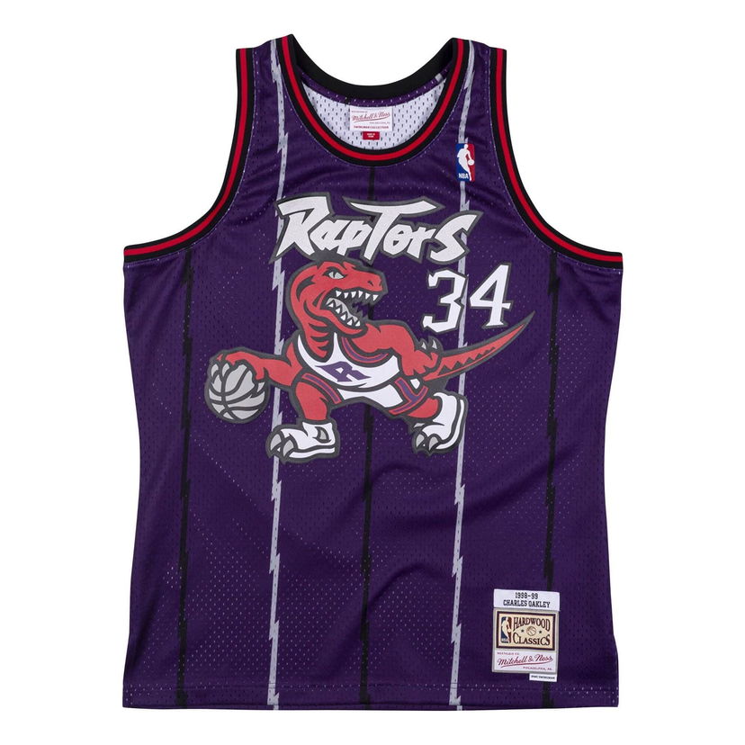 Dres Mitchell & Ness NBA Toronto Raptors 1998-99 Swingman Jersey 'Charles Oakley 34' Fialová | SMJYLG19081-TRAPURP98COA
