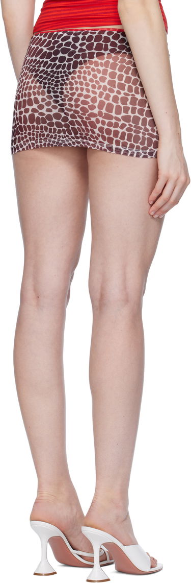Sukňa Miaou Miaou Elektra Miniskirt Hnedá | 4014PM2LIZ, 2