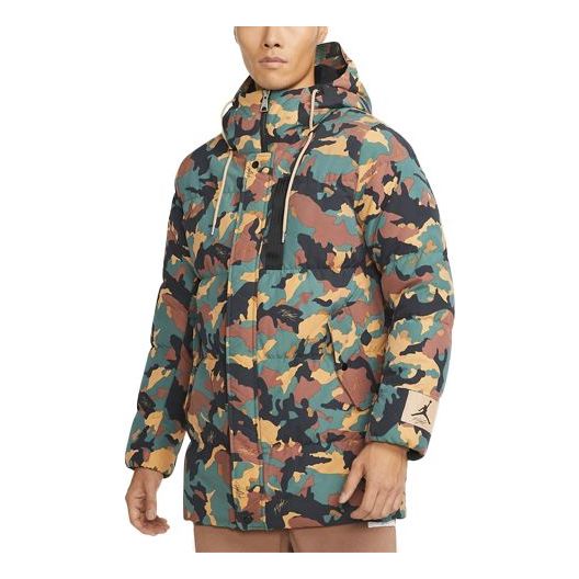 Prešívaná bunda Jordan Jordan Casual Stay Warm Hooded Down Parka Rôznofarebný | DC9680-333