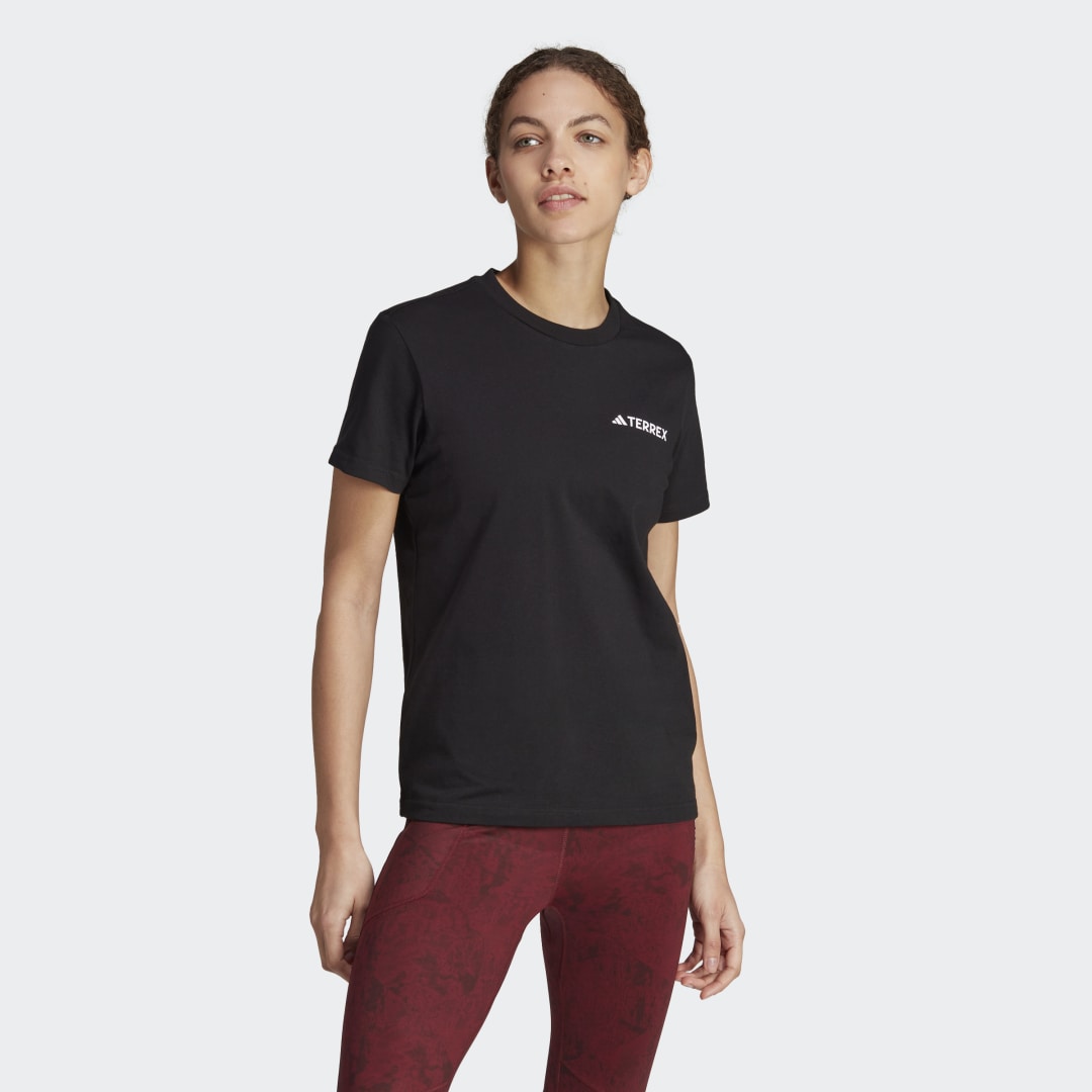 Tričko adidas Originals Terrex Graphic MTN T-Shirt Čierna | II6058, 0