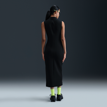 Šaty Nike Sportswear Tech Fleece Sleeveless Fitted Maxi Dress Čierna | HJ1385-010, 1