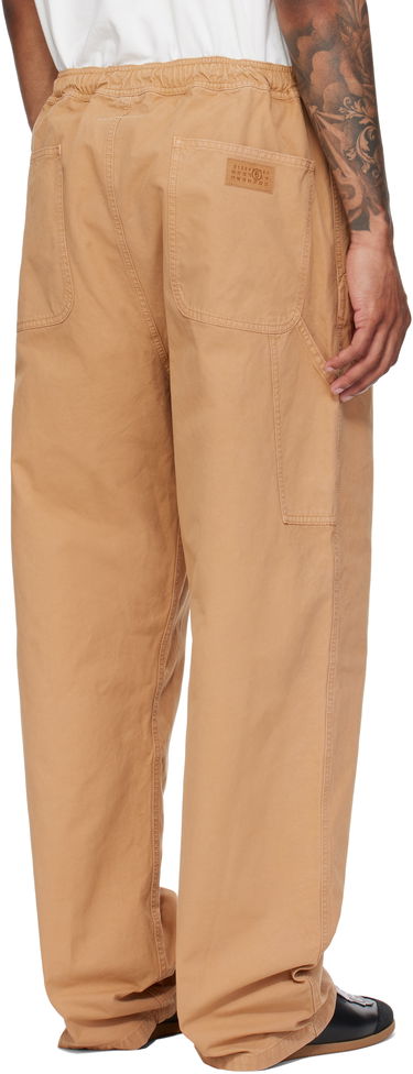 Nohavice Maison Margiela MM6 Maison Margiela Canvas Trousers Béžová | SH0KA0048 S78548, 2