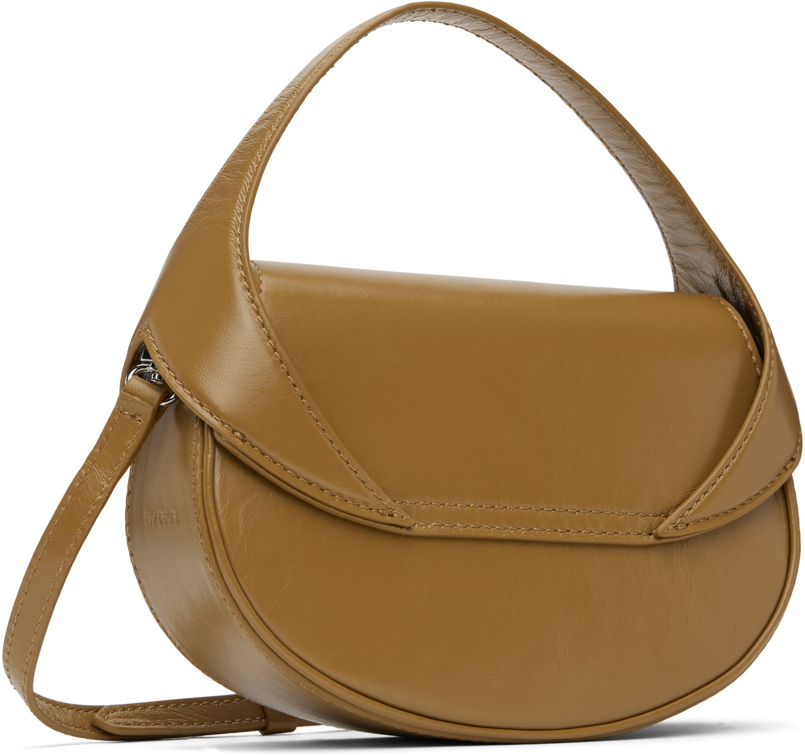 Hari Creased Leather Shoulder Bag