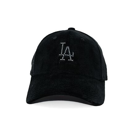 Šiltovka New Era MLB Diamante Velour 9FORTY LA Dodgers Adjustable Hat Čierna | 60595351, 1