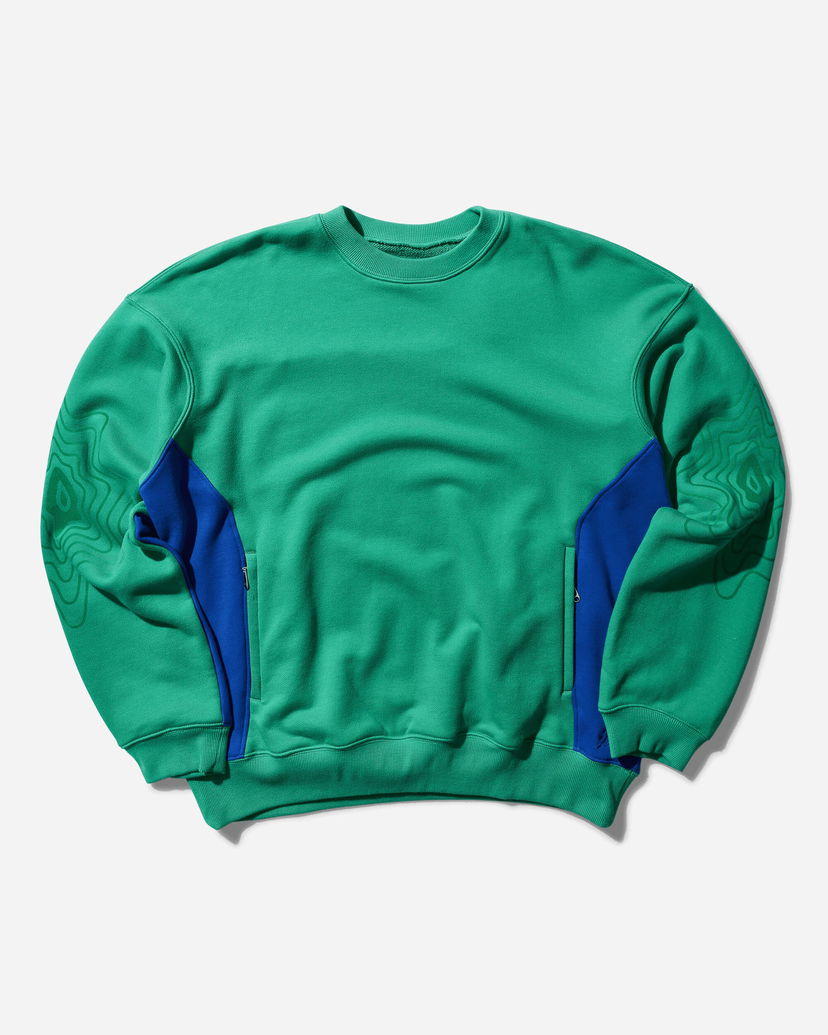 Mikina Asics Bixance Crewneck Sweatshirt Zelené | 2203A297-300