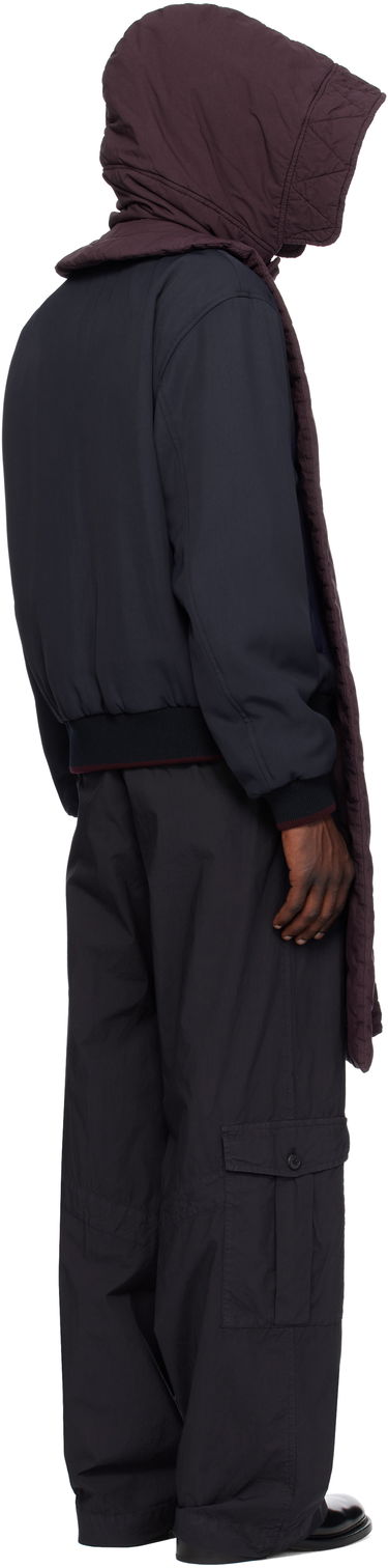 Vesta Dries Van Noten Dries Van Noten Hooded Cotton Vest Fialová | 251-020601-1148, 2