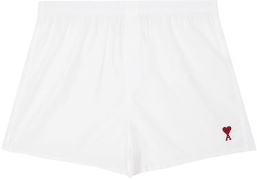 Boxerky AMI Heart Logo Boxers Biela | HUN008.CO0095, 0
