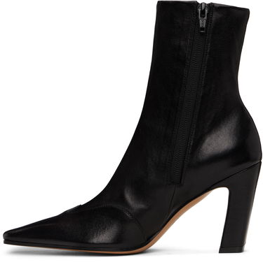 Tenisky a topánky Khaite Khaite Nevada Stretch High Heel Boots Čierna | F1067-836, 2