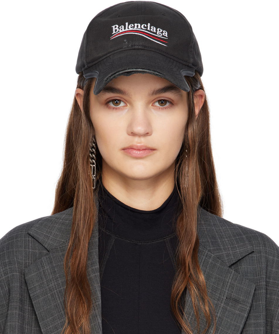 Šiltovka Balenciaga Up Political Cap Čierna | 766861 410B2, 0