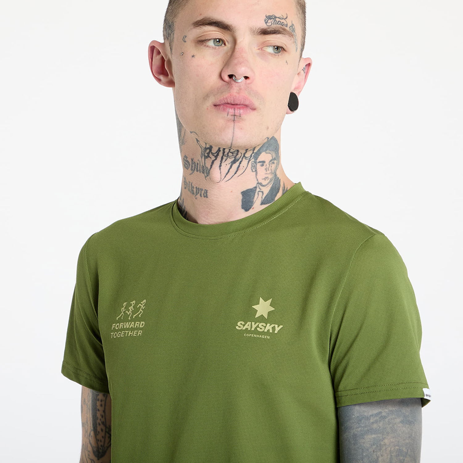 Tričko Saysky SAYSKY Statement Combat T-Shirt Zelené | NMRSS31C313, 1