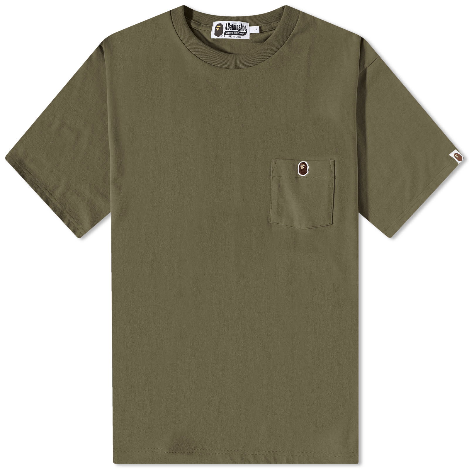 One Point Pocket T-Shirt Olive Drab