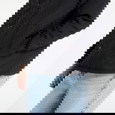 Bunda Urban Classics Quilted Overshirt Jacket Čierna | TB7630-00007, 2