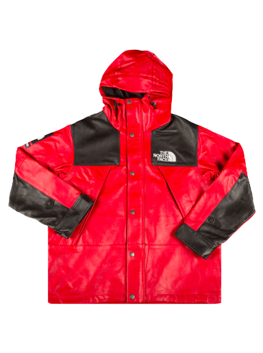 Parka Supreme The North Face x Leather Mountain Parka Červená | FW18J61 RED