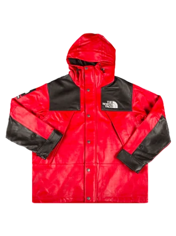 Supreme The North Face x Leather Mountain Parka FW18J61 RED