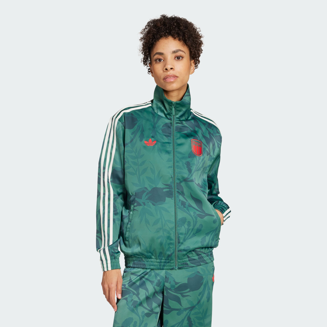 Bunda adidas Performance Italy Track Jacket Zelené | JJ0348, 0
