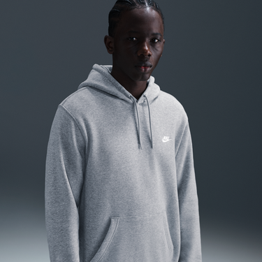 Mikina Nike Nike Club Fleece Hoodie Šedá | FN3859-063, 1