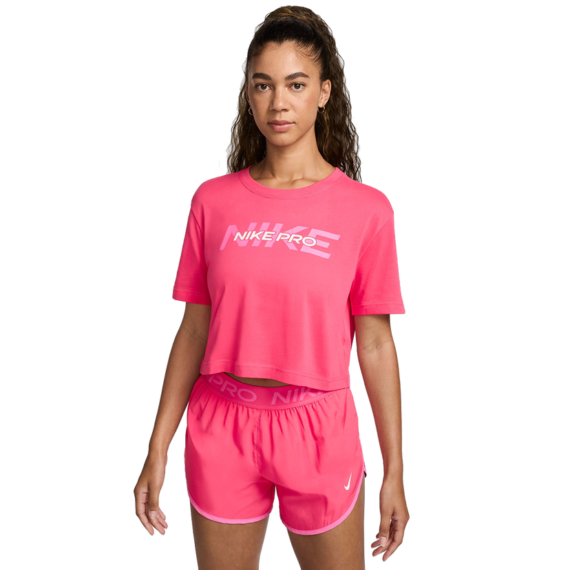 Crop Top Nike Pro Training Cropped T-Shirt Ružová | HF0762-629