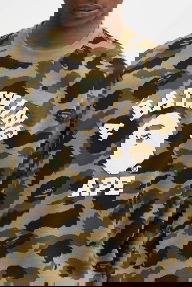 Mikina BAPE A Bathing Ape 1St Camo Jacquard College Patterned Sweatshirt Rôznofarebný | 1L30113307, 3