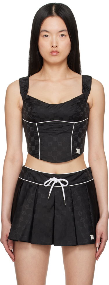 Sukňa MISBHV MISBHV Monogram Nylon Corset Top Čierna | 250W104, 0