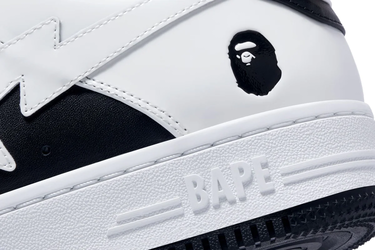 Tenisky a topánky BAPE Bape Sta #6 M2 Black/White Biela | 0ZXSHM191328M-BLK, 4