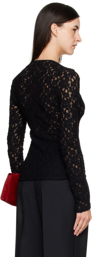 Tričko Max Mara Max Mara Gennaio Lace Top Čierna | 2526946041600, 2