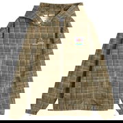 Butter Goods Work Jacket Washed Plaid, Size Large