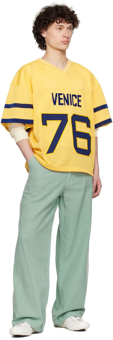 Dres ERL ERL 'Venice 76' Football Jersey Žltá | ERL10T014, 3
