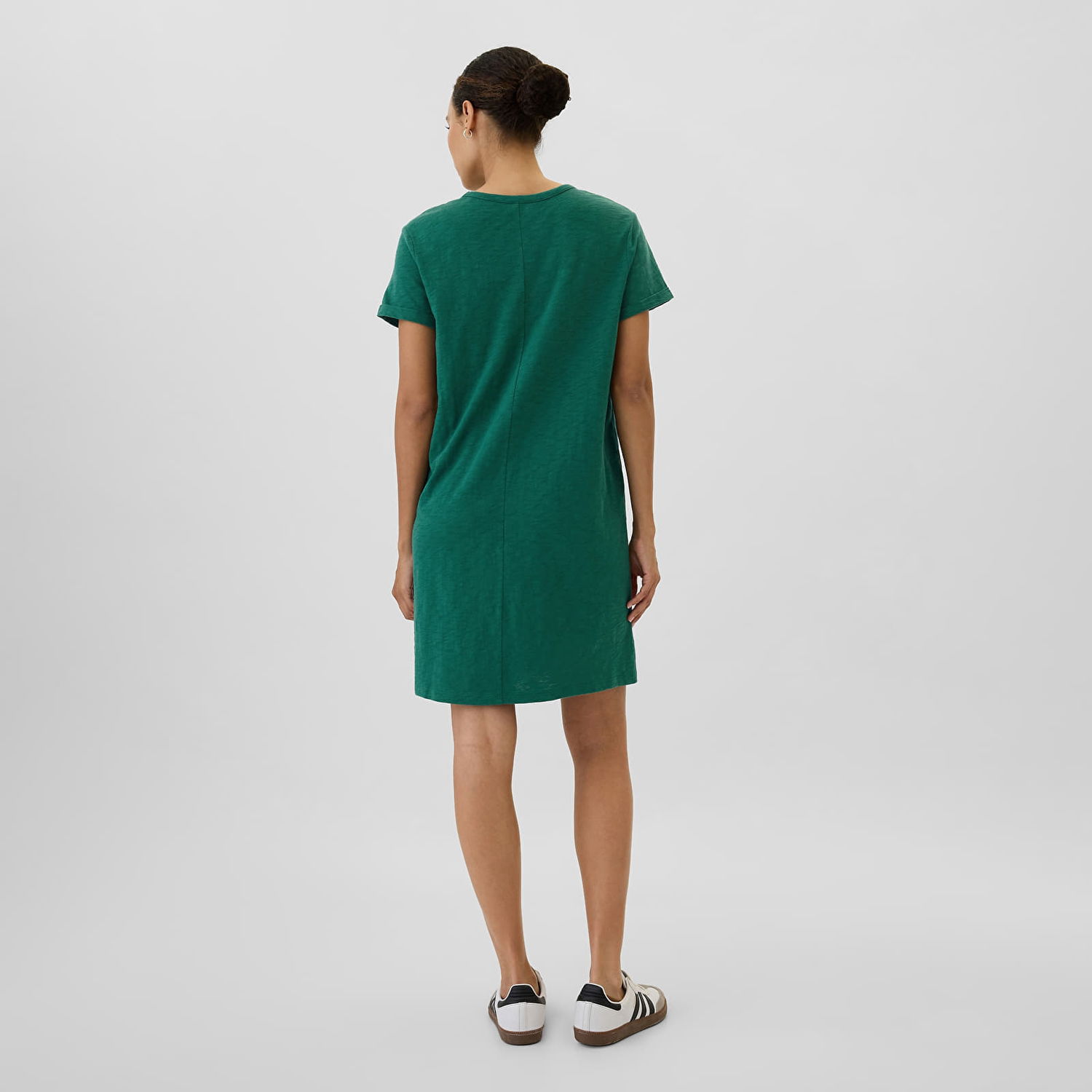 Šaty GAP Dress Shortsleeve Logo Dress Balsam Tree S Zelené | 541918-00, 1